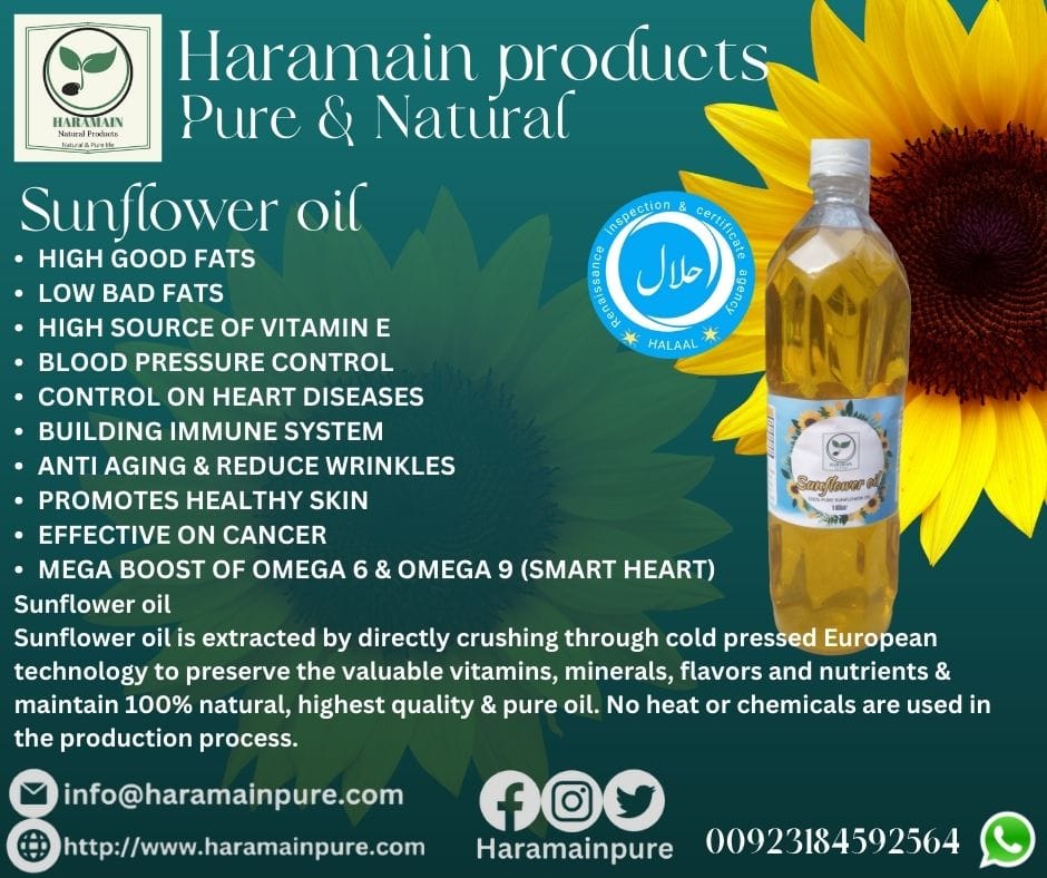 Cold-Pressed Sunflower Oil – Pure, Natural & Nutrient-Rich