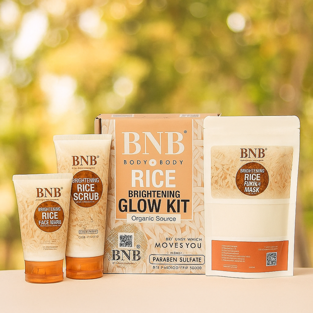 BNB 3-in-1 Rice Extract Facial Care Kit –KORIAN SKIN