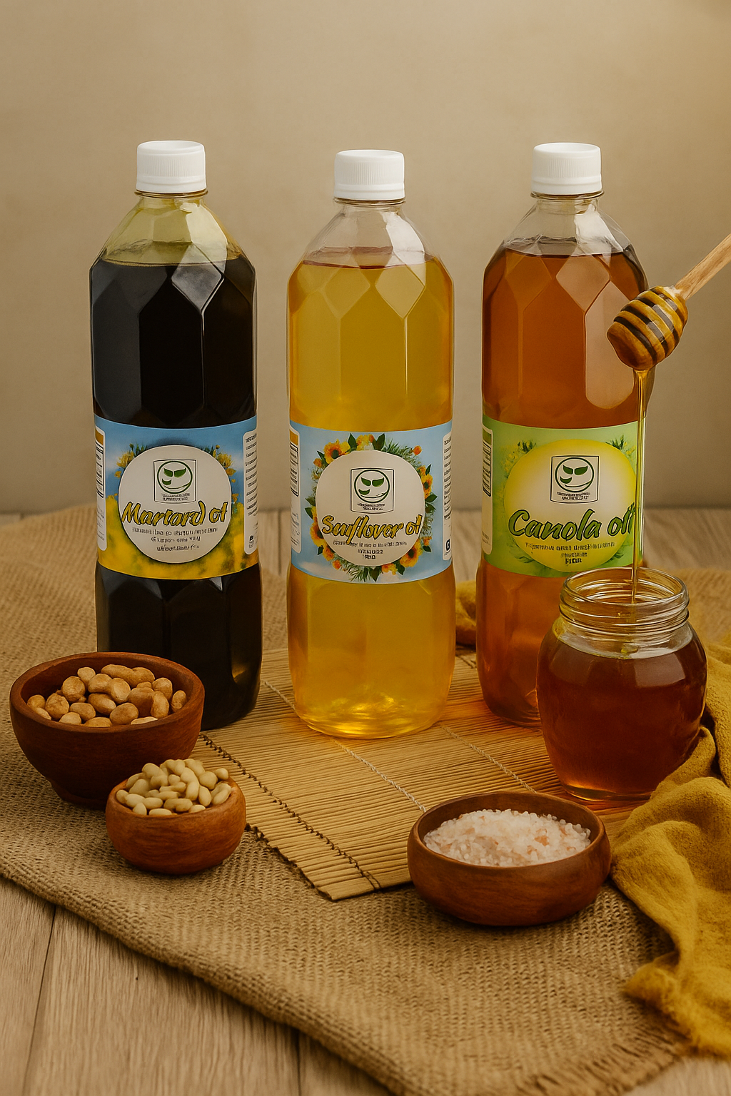 Mustard Oil Haramain Premium Mustard Oil – Cold-Pressed &amp; Nutrient-Rich