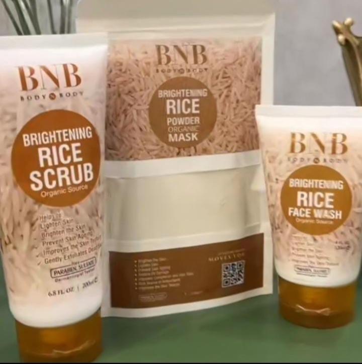 BNB 3-in-1 Rice Extract Facial Care Kit –KORIAN SKIN