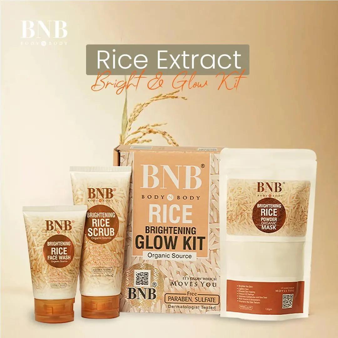 BNB 3-in-1 Rice Extract Facial Care Kit –KORIAN SKIN